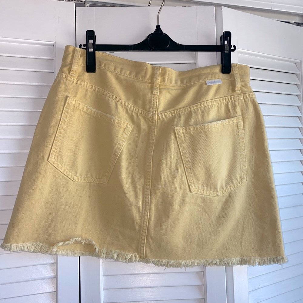Boyish by HER yellow denim skirt, size 29 - Picture 3 of 7